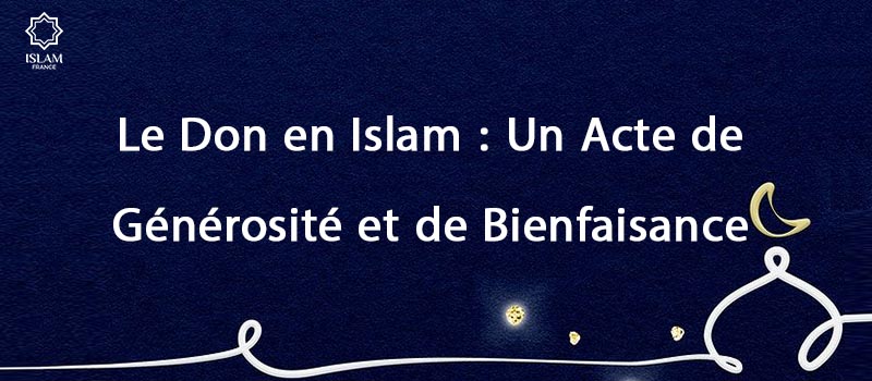 Le Don en Islam