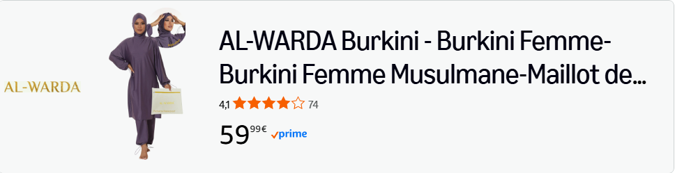 Burkini Femme Musulmane AL-WARDA